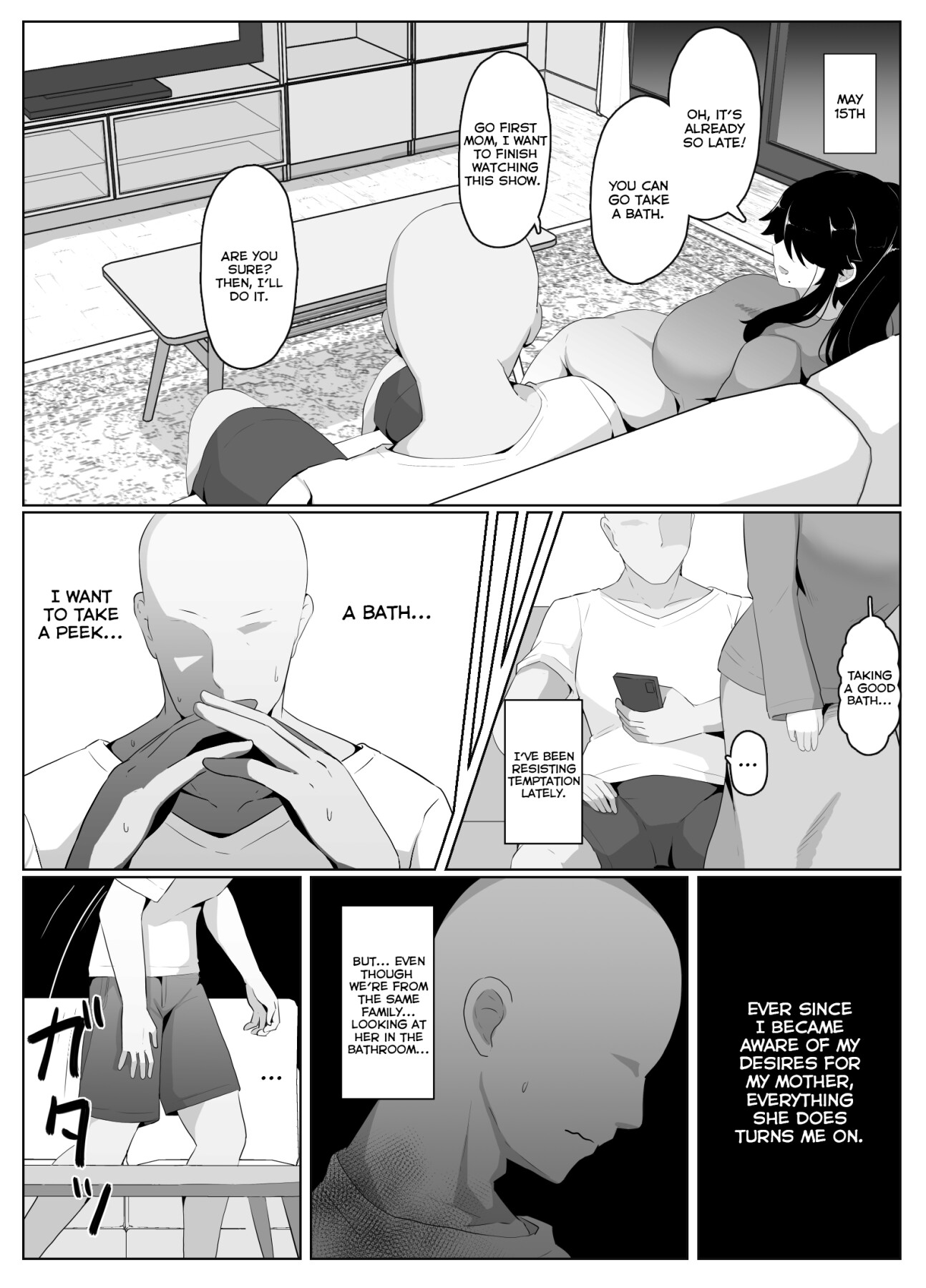 Hentai Manga Comic-Good Night, Mom I-Read-49